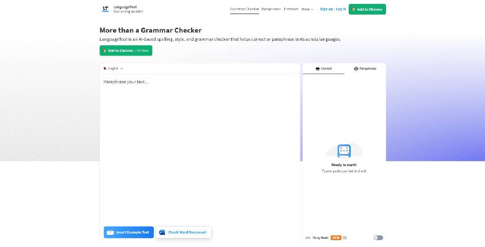 LanguageTool AI tool image