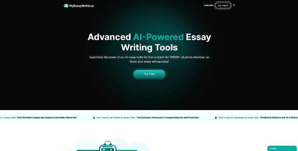 MyEssayWriter AI tool image